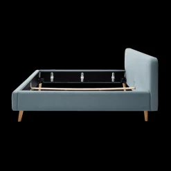 2-Persoonsbedden|Ygo Bedkader MATTI Aspen Ijsblauw 160x200