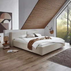 2-Persoonsbedden|Ygo Bedkader NIKLAS Poso Beige 160x200