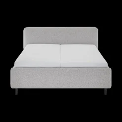 2-Persoonsbedden|Ygo Bedkader ZEGER Lichtgrijs 160x200