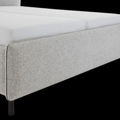 2-Persoonsbedden|Ygo Bedkader ZEGER Lichtgrijs 160x200