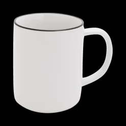 Servies|Ygo Beker SEPS 34cl Wit/Rand Zwart