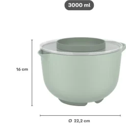 Kookaccessoires|Bakaccessoires|Ygo Beslagkom CHEF IT 3L Nordic Sage