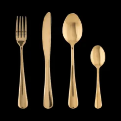 Bestek|Ygo Bestek BOJA 4pers. Inox Goud