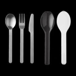 Lunchboxes & Drinkbussen|To Go|Ygo Bestekset ELLIPSE 3Del. Nordic Black