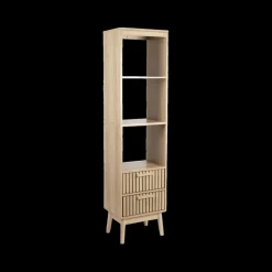 Vitrinekasten|Boekenkasten|Ygo Bibliotheek CALUNA Naturel B40