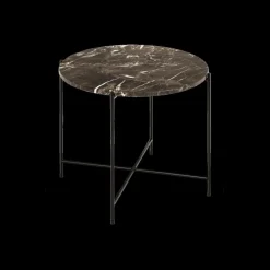Salontafels & Bijzettafels|Ygo Bijzettafel FREJA Brown Emperador Marble