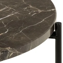 Salontafels & Bijzettafels|Ygo Bijzettafel FREJA Brown Emperador Marble