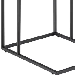 Salontafels & Bijzettafels|Ygo Bijzettafel RADDEL Mel. Marble/Metal Black