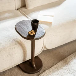 Salontafels & Bijzettafels|Ygo Bijzettafel SFINX Mango Bruin