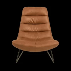 Fauteuils|Ygo Bijzetzetel DELAWARE Brandy Cognac
