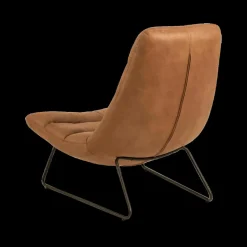 Fauteuils|Ygo Bijzetzetel DELAWARE Brandy Cognac
