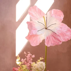 Woondecoratie|Ygo Bloem LOOK Papier Roze