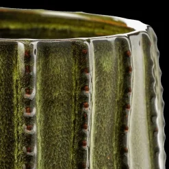 Woondecoratie|Ygo Bloempot CATRY Rond Groen