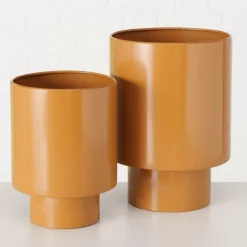 Woondecoratie|Ygo Bloempot KULLA Mat Bruin M