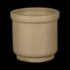 Woondecoratie|Ygo Bloempot RIVA Terracot. Taupe S