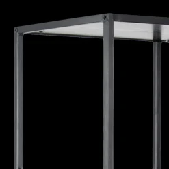 Vitrinekasten|Boekenkasten|Ygo Boekenrek BOKSKAP Ash Black Assymetrisch B77