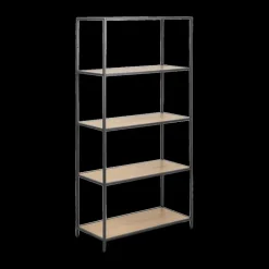 Vitrinekasten|Boekenkasten|Ygo Boekenrek BOKSKAP Wild Oak B77