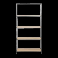 Vitrinekasten|Boekenkasten|Ygo Boekenrek BOKSKAP Wild Oak B77