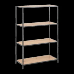 Vitrinekasten|Boekenkasten|Ygo Boekenrek BOKSKAP Wild Oak B77