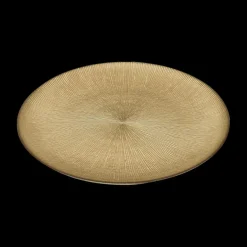 Servies|Ygo Bord XELIAS Rond Glas Goud XL