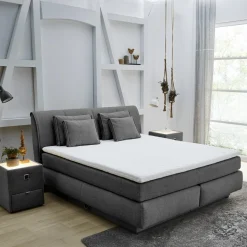 Boxsprings|Ygo Boxspring AMSTELVEEN 180x200 Donkergrijs