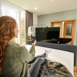 Boxsprings|Ygo Boxspring DOMBURG Microvezel 421/09 Donkergrijs 180x200