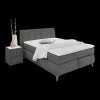 Boxsprings|Ygo Boxspring STAPHORST Stof 369/19 Donkergrijs 140x200