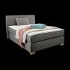 Boxsprings|Ygo Boxspring UDEN Stof 142/09 Grijs 140x200