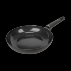 Potten & Pannen|Ygo Braadpan FULL BLACK Ø20 Alu Zwart