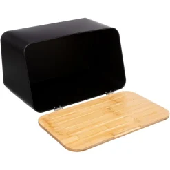 Bewaaraccessoires|Ygo Broodtrommel BLACKWOOD Met. Zwart