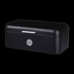 Bewaaraccessoires|Ygo Broodtrommel BREAD Met. Zwart