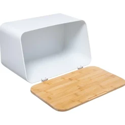 Bewaaraccessoires|Ygo Broodtrommel WHITEWOOD Met. Wit