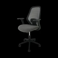 Bureaustoelen|Ygo Bureaustoel ADAM Mesh Zwart