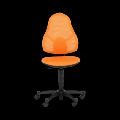 Bureaustoelen|Ygo Bureaustoel AIRGO KID Zwart/Oranje