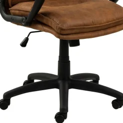 Bureaustoelen|Ygo Bureaustoel BAYLOR Preston fabric camel 24