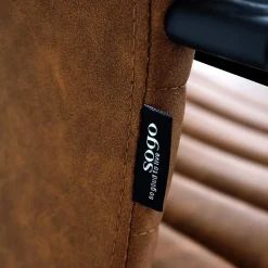 Bureaustoelen|Ygo Bureaustoel BOAZ Cognac