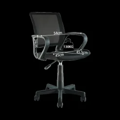 Bureaustoelen|Ygo Bureaustoel DEVON Zwart