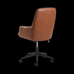Bureaustoelen|Ygo Bureaustoel HANNES PU Retro Brandy