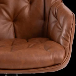 Bureaustoelen|Ygo Bureaustoel HANNES PU Retro Brandy