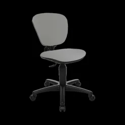 Bureaustoelen|Ygo Bureaustoel HIGH KID Zwart/Lichtgrijs