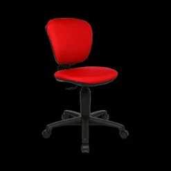 Bureaustoelen|Ygo Bureaustoel HIGH KID Zwart/Rood