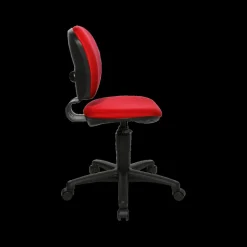 Bureaustoelen|Ygo Bureaustoel HIGH KID Zwart/Rood