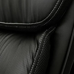 Bureaustoelen|Ygo Bureaustoel ROAR met Arm PU Zwart/Chroom