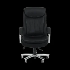 Bureaustoelen|Ygo Bureaustoel ROAR met Arm PU Zwart/Chroom