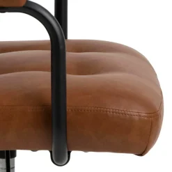 Bureaustoelen|Ygo Bureaustoel WANDA PU retro leather look brandy 691B