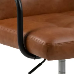 Bureaustoelen|Ygo Bureaustoel WANDA PU retro leather look brandy 691B