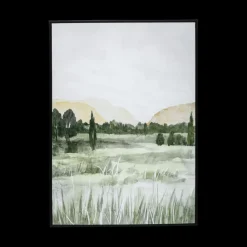 Wanddecoratie|Ygo Canvas TOSCANE Wit/Groen