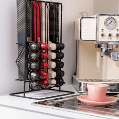 Koffie & Thee|Ygo Capsulehouder SANJA Metaal Zwart