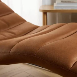 Fauteuils|Ygo Chaise longue DAMIANO Kentucky Brandy 9