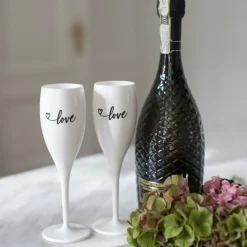 Glazen|Ygo Champagneglas LOVE 2.0 100ml Wit